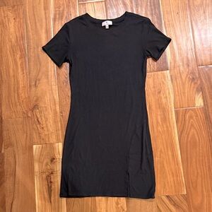 Ribbed Dress w/ Slit